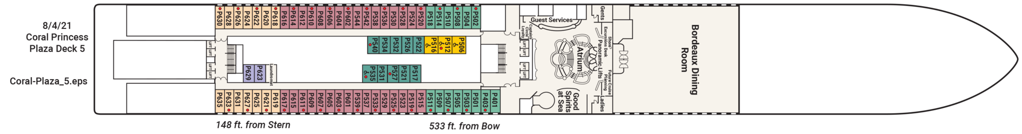 Deck 5 - Plaza plan